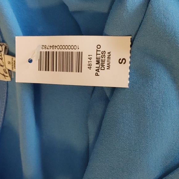 NWT ARITZIA TALULA PALMETTO DRESS MARINA SIZE SMALL - Picture 8 of 12